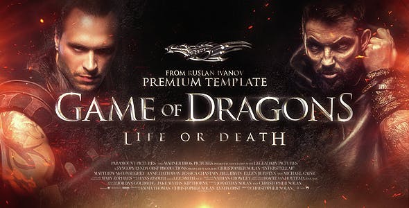 Videohive Trailer Game of Dragons 14874432