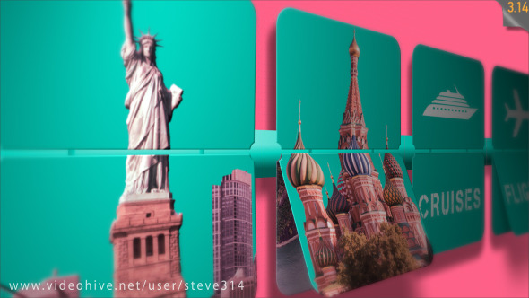 Videohive Travel Agency  Travel Services Intro 8682825