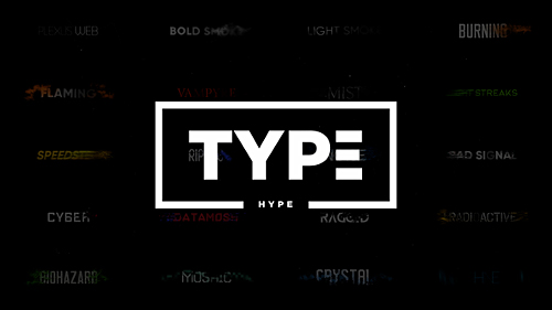 Videohive TypeHype - Titles Animation - Motion Typography Text v1.2 21810845