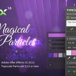 Videohive TypeX - Text Animation Tool - Magical Particles Pack - Handwritten Calligraphy Titles