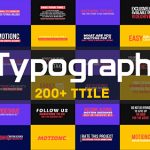 Videohive Typograph 21829693