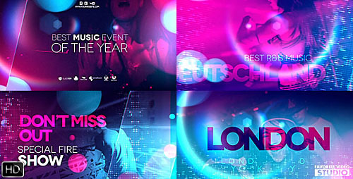 Videohive Ultraviolet Music Party 20846950