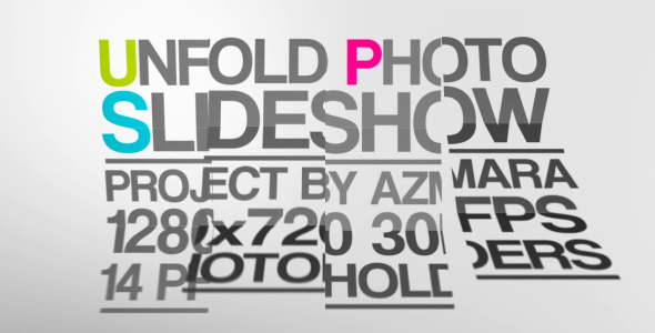 Videohive Unfold Photo Slideshow