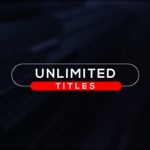 Videohive Unlimited Minimal Titles 19074649