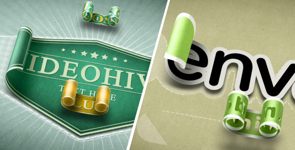 Videohive Unwrapping 3D Stickers Labels & Titles