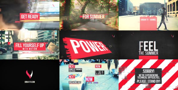 Videohive Urban TV Broadcast Package 16128395