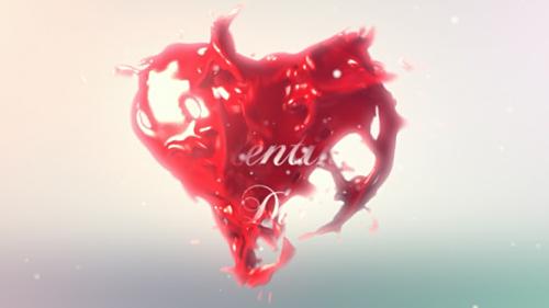 Videohive Valentines Heart Logo Reveal
