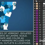 Videohive Vermont Map Kit 20839373