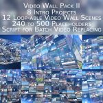 Videohive Video Wall Pack II 19677631