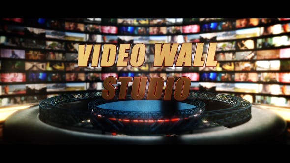 Videohive Video Wall Studio 9820733