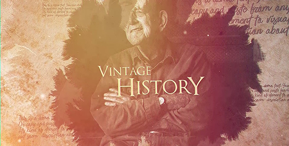 Videohive Vintage History 21184503