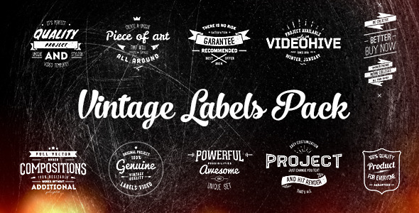 Videohive Vintage Labels 6578459
