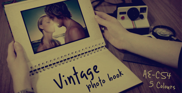Videohive Vintage Photo Book