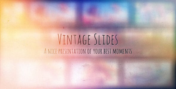 Videohive Vintage Slides - Photo Gallery 8884395