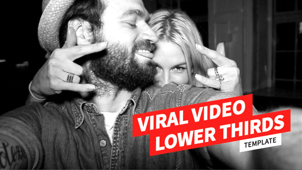 Videohive Viral Video Lower Thirds Template 13226825