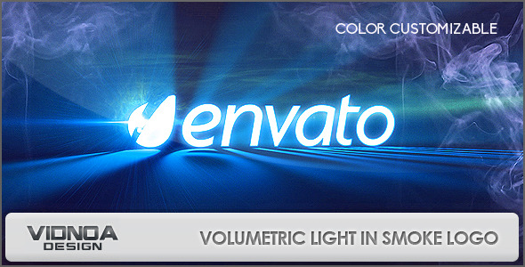 Videohive Volumetric Light In Smoke Logo 8891322