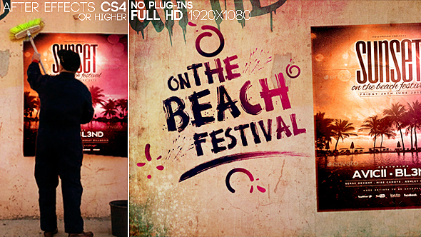 Videohive Wall Poster App 13782435