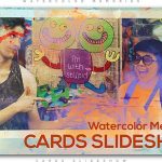 Videohive Watercolor Memories Cards Slideshow 20590519