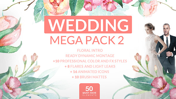 Videohive Wedding Mega Pack 2 12701122