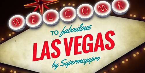 Videohive Welcome to Fabulous Vegas Logo Opener Animation