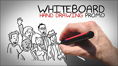 Videohive Whiteboard Hand Drawing Promo