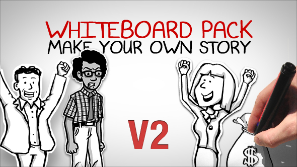 Videohive Whiteboard Pack - Make Your Own Story