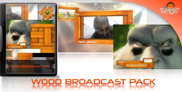 Videohive Wood Broadcast Pack 4632508