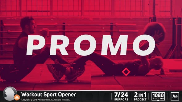 Videohive Workout Sports Opener 21922586