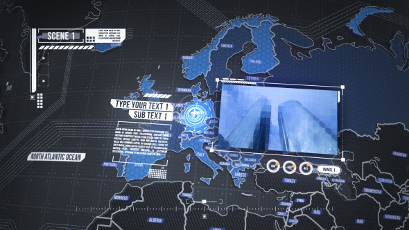 Videohive World Map Element 3D 19202652
