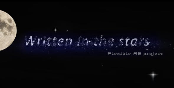 Videohive Written in the Stars (titles presentation - sting) 148326