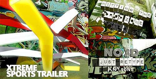Videohive Xtreme Sports Graffiti Trailer