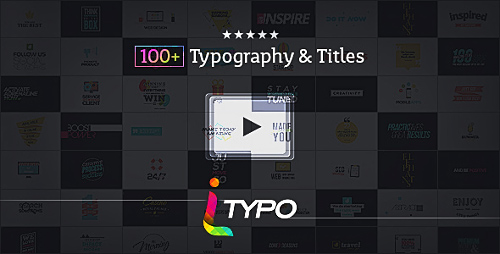Videohive iTypo - Typography & Title Animations 16143759