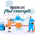 Videohive Modern life - Flat Concept 28828984