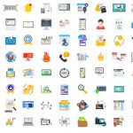 Videohive 100 Digital Marketing E-Commerce Icons 28780374