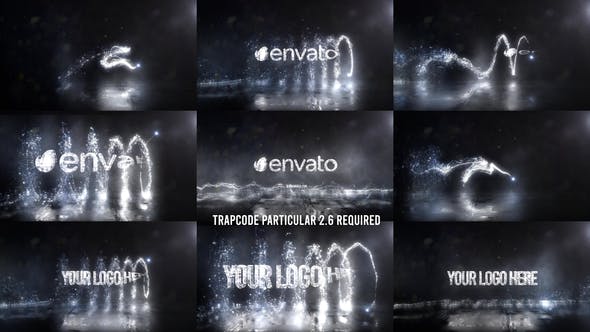 Videohive Glowing Particals Logo Reveal 37 - Silver Particals 02 27088823