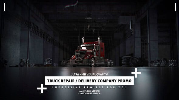 Videohive Delivery Company and Truck Repair Promo 27480795