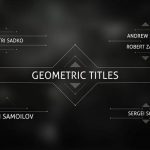 Videohive Geometric Titles 14745548