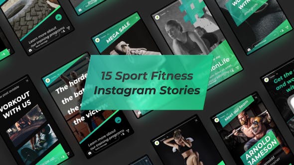 Videohive Sport Fitness Instagram Stories 24128185
