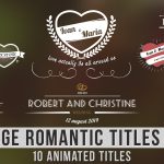 Videohive Vintage Romantic Titles Pack 7758364