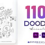 Videohive 110 Animated Doodles Pack 28732986