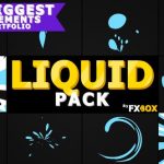 Videohive Abstract Liquid Shapes 28043522