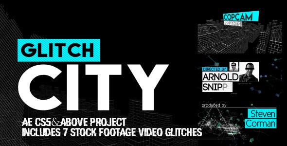 Videohive Glitch City 9710660