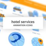 Videohive Hotel Services - Animation Icons 28168274