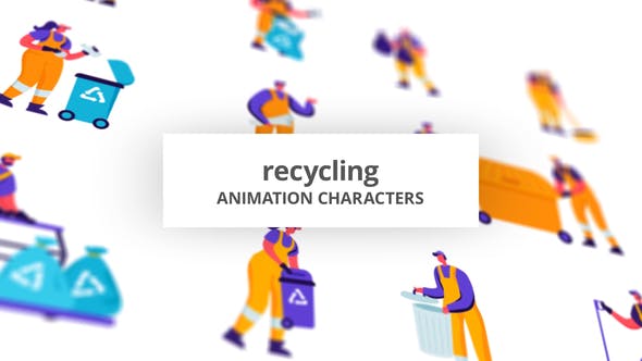 Videohive Recycling – Character Set 28672498