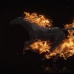 Videohive Flamming Horse Logo Reveal 22216625