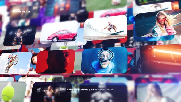 Videohive Photo Wall Intro Logo Reveal 27154125