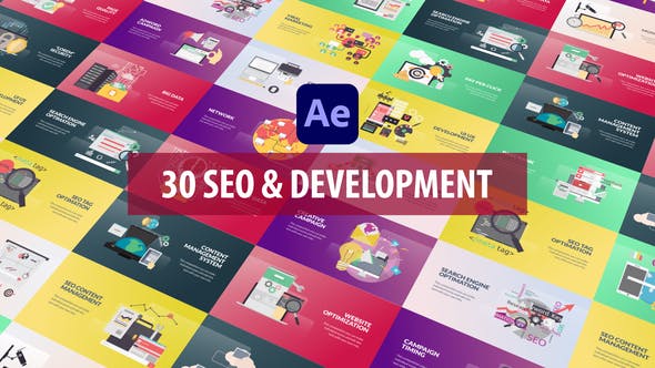 Videohive SEO and Development Animation 28809949