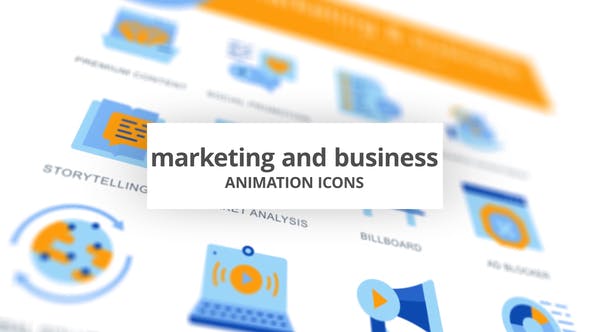 Videohive Marketing Business - Animation Icons 28168283