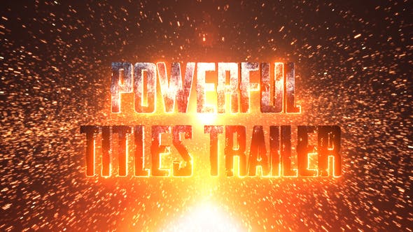 Videohive Powerful Title Trailer 26386585