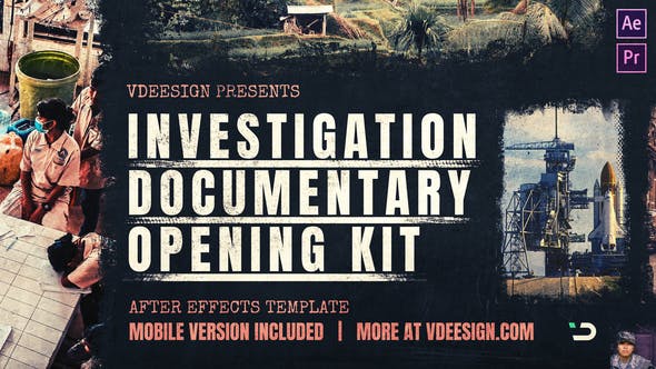 Videohive Investigation Documentary Opening Kit 24689958